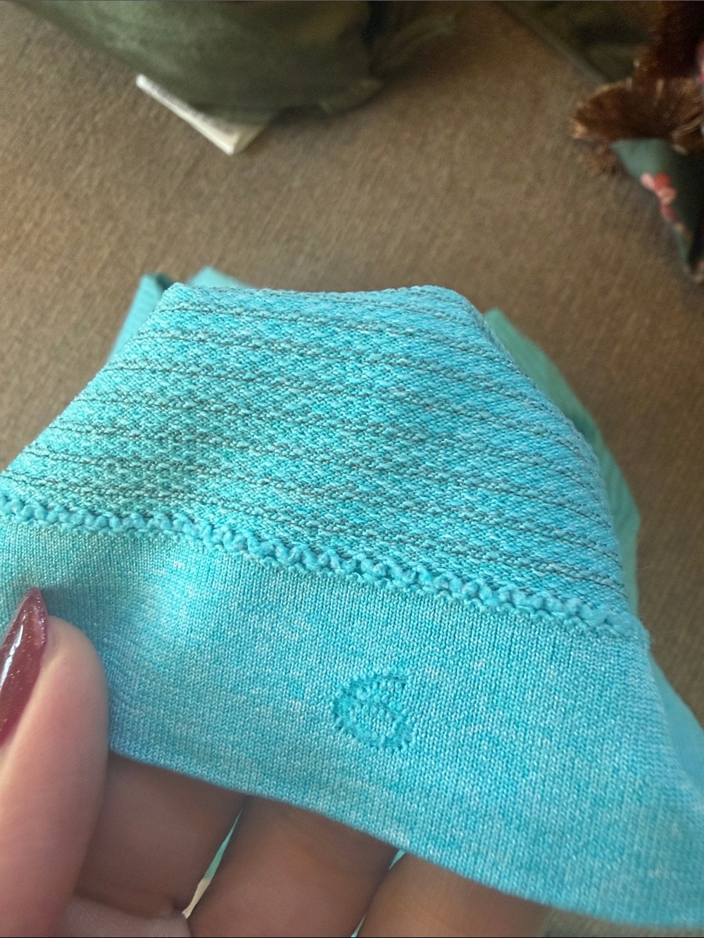 lululemon athletica Teal Racerback Workout Tank Top - Picture 4 of 4